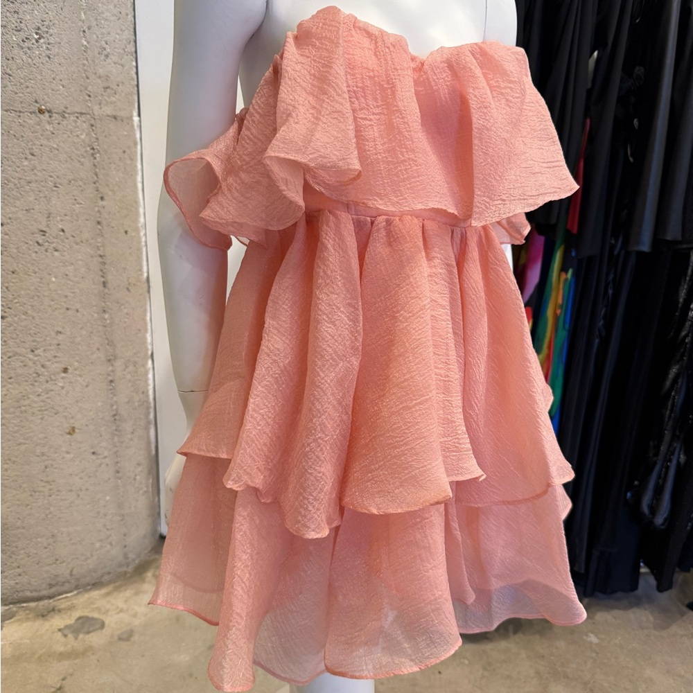 Charming baby doll organza mini  Dress